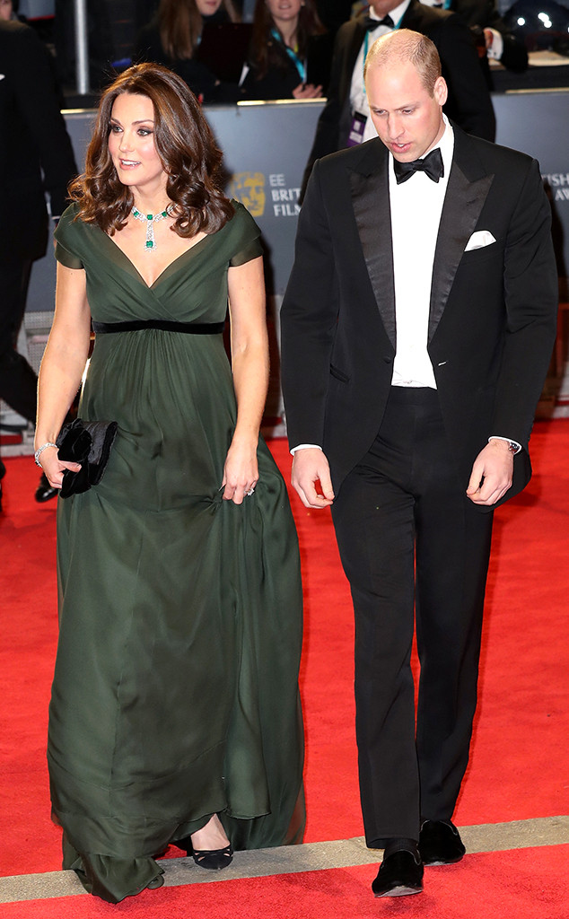 Resultado de imagem para kate middleton dress bafta 2018